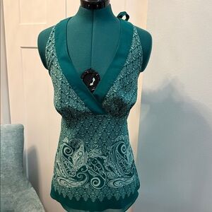 The Limited Teal Sleeveless Blouse